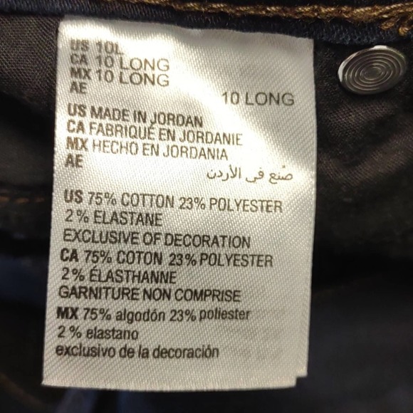 Style & Co Tummy Control Bootleg Jeans 10 Long - Picture 9 of 12